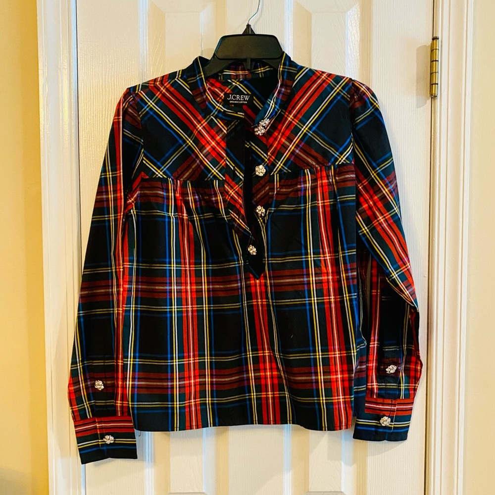J. Crew Plaid Button Down Shirt